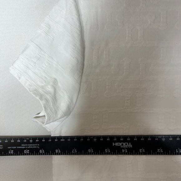 J McLaughlin ladies dress White Catalina Cloth large textured knit capsule day - Picture 8 of 10